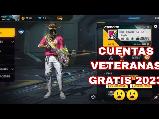 conviertete en un veterano de free fire descubre como obtener una cuenta veterana facilmente