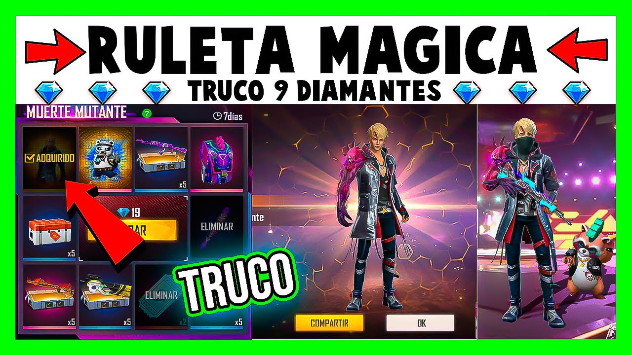 descubre que es la ruleta en free fire y como funciona atrevete a ganar premios unicos