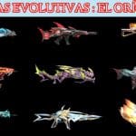 que son las armas evolutivas en free fire