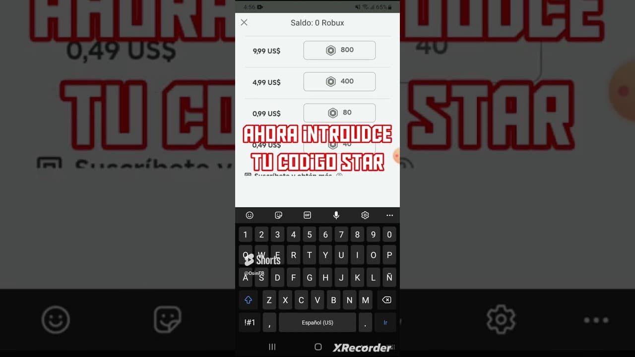Cómo conseguir Robux gratis con código estrella