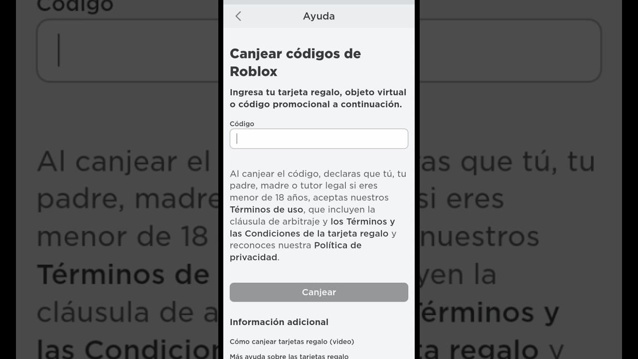 Cómo poner un código de Robux